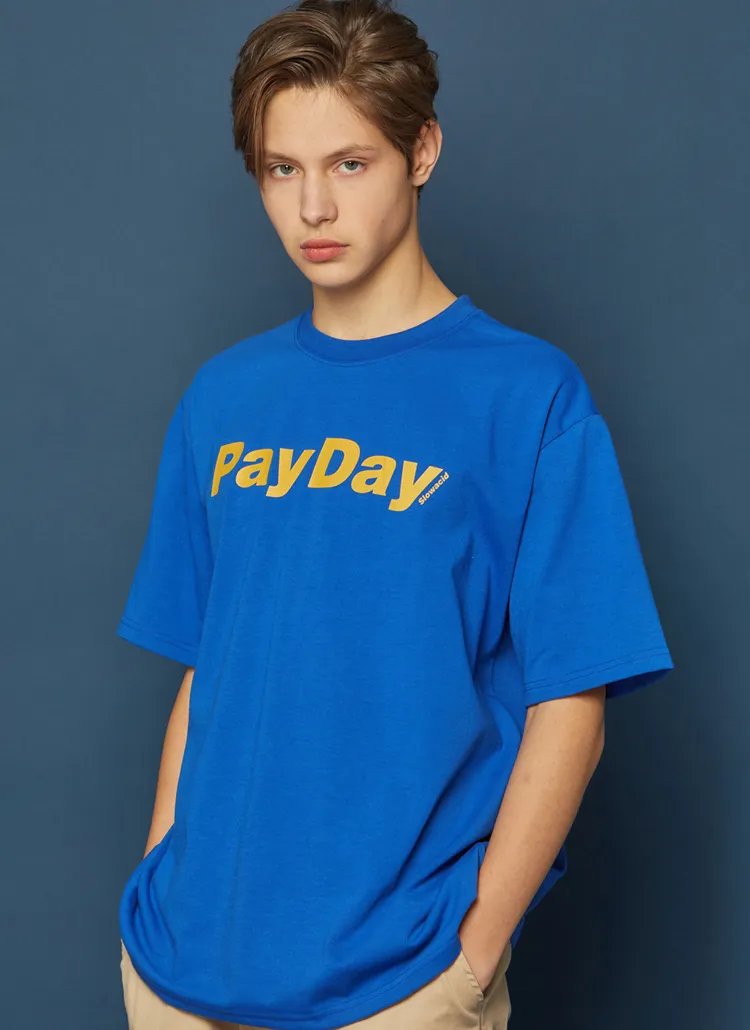 PayDayロゴ半袖Tシャツ(ブルー) | 詳細画像1