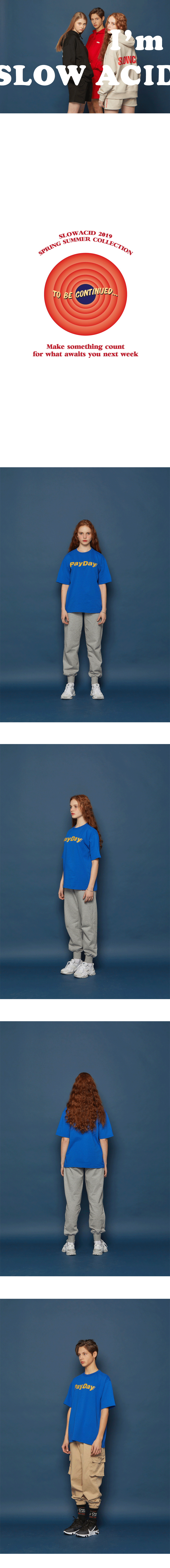 PayDayロゴ半袖Tシャツ(ブルー) | 詳細画像2