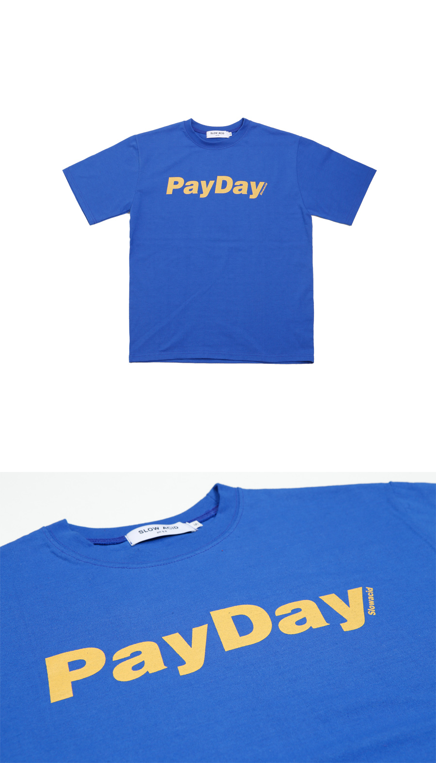 PayDayロゴ半袖Tシャツ(ブルー) | 詳細画像4