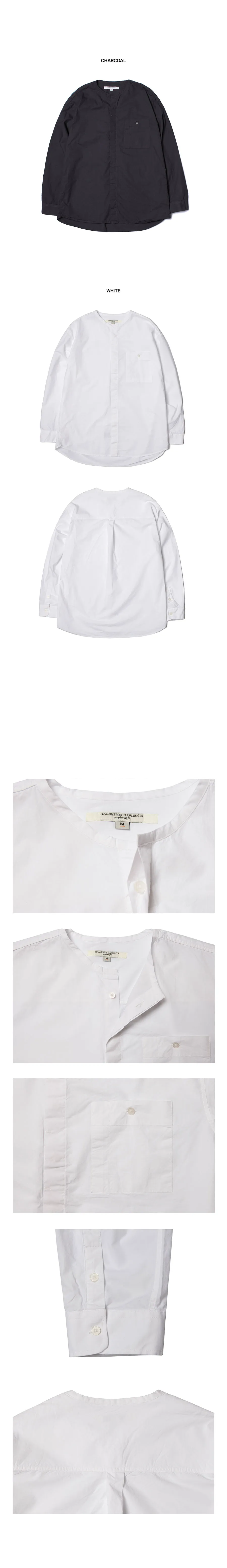 ヒドゥンボタンカラーレスシャツ(ホワイト) | 詳細画像5