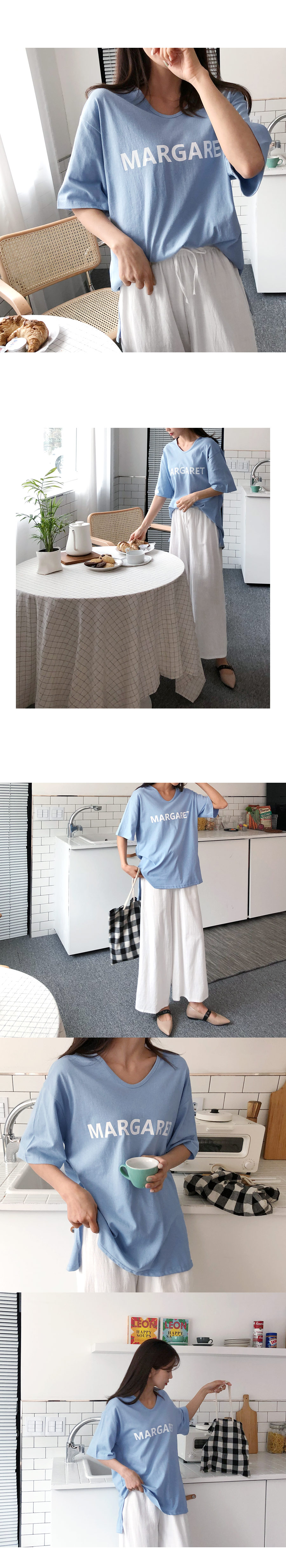 UネックMARGARET半袖Tシャツ・全4色 | DHOLIC | 詳細画像2
