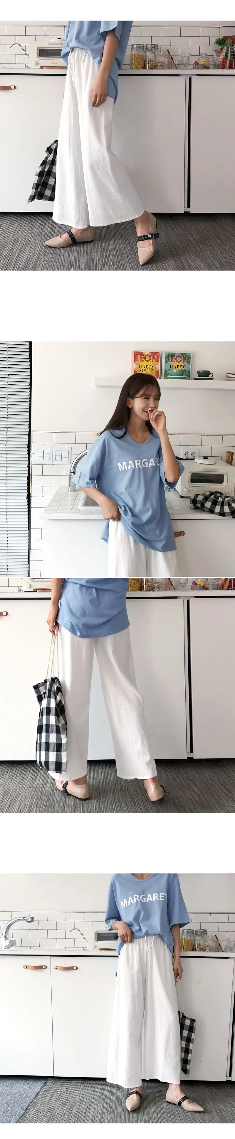 UネックMARGARET半袖Tシャツ・全4色 | DHOLIC | 詳細画像4