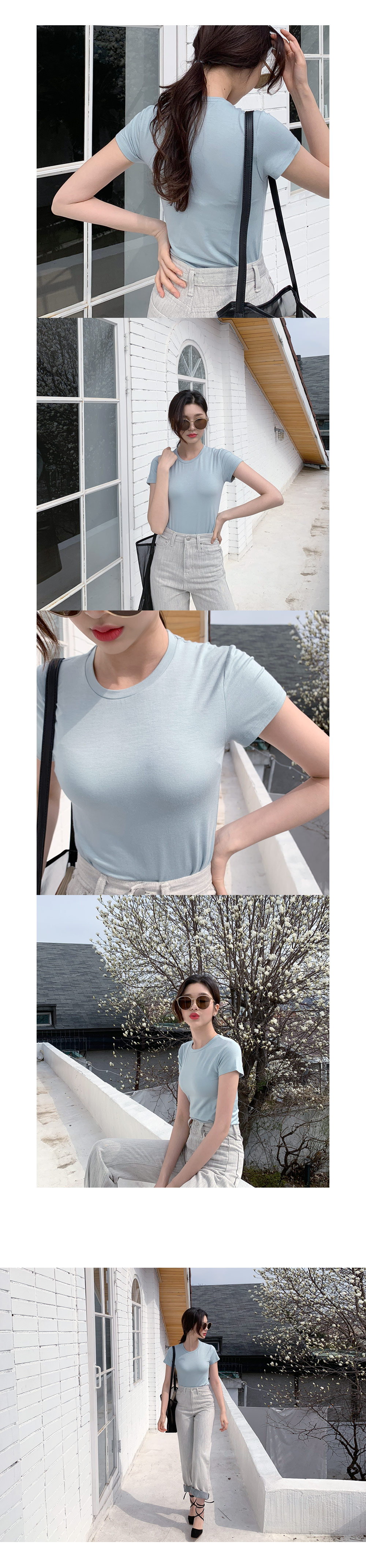 モダール混ショートスリーブTシャツ・全6色 | DHOLIC | 詳細画像4