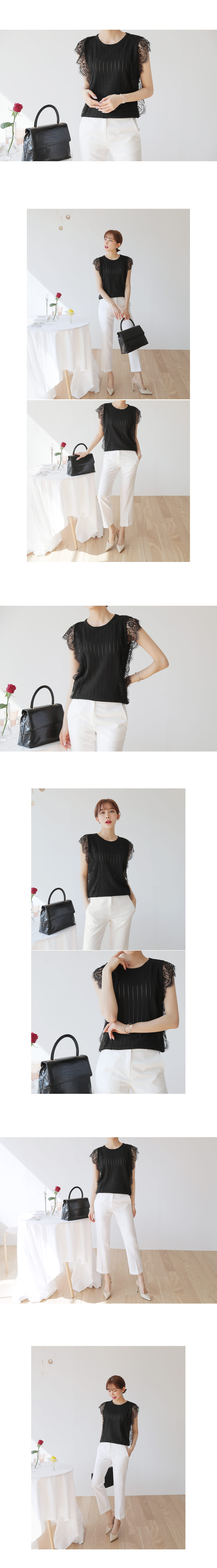 サイドレースニットスリーブレス・全3色 | DHOLIC PLUS | 詳細画像2