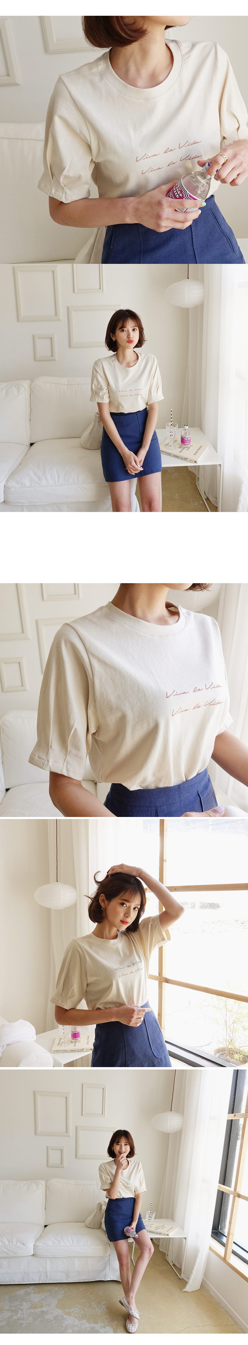 レタリングタック半袖Tシャツ・全4色 | DHOLIC | 詳細画像4
