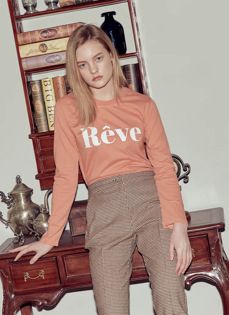 ReveショートスリーブTシャツ(オレンジ) | 詳細画像1