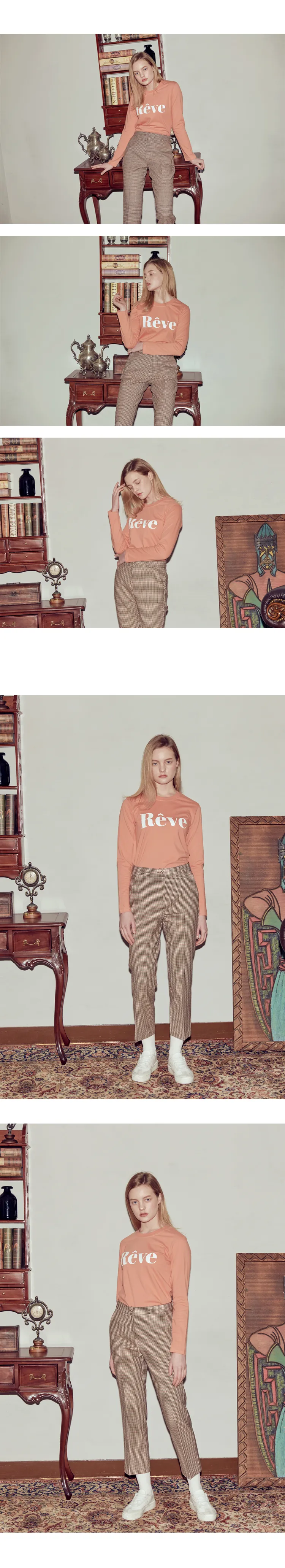ReveショートスリーブTシャツ(オレンジ) | 詳細画像2
