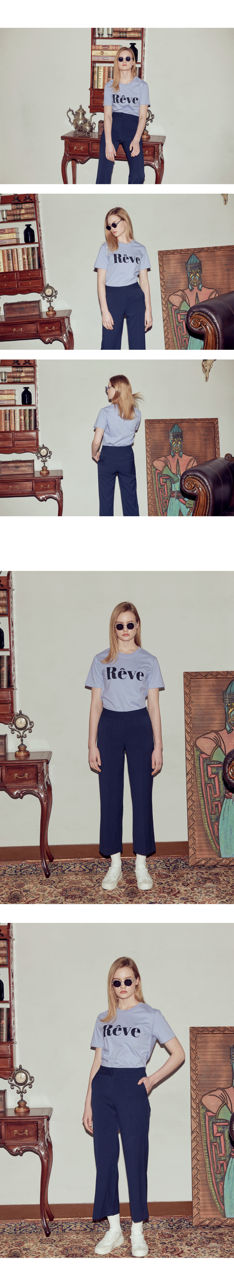 ReveショートスリーブTシャツ(パープル) | 詳細画像2