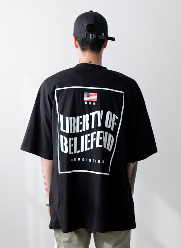 Libertyオーバー半袖Tシャツ | 詳細画像1
