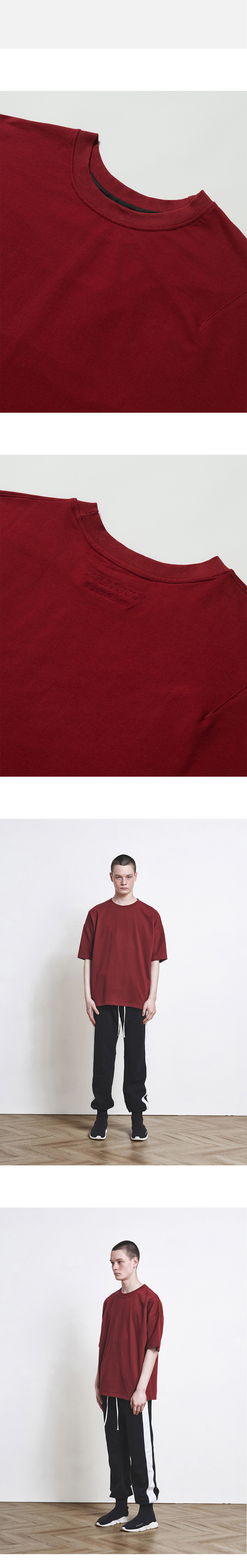 DPRIQUEオーバーサイズTシャツ(レッド) | 詳細画像3