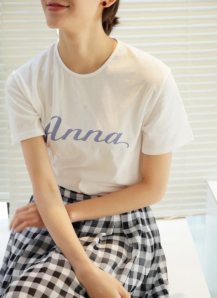 Anna半袖Tシャツ・全3色 | DHOLIC PLUS | 詳細画像1