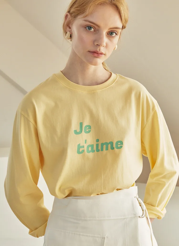 JeプリントTシャツ(レモン) | 詳細画像1
