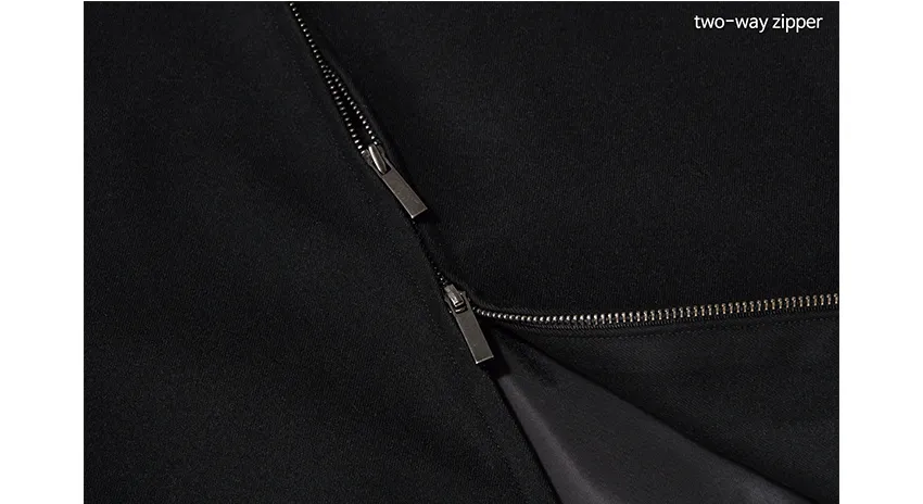 ミニマルクロップジップジャケット(ブラック) | 詳細画像8