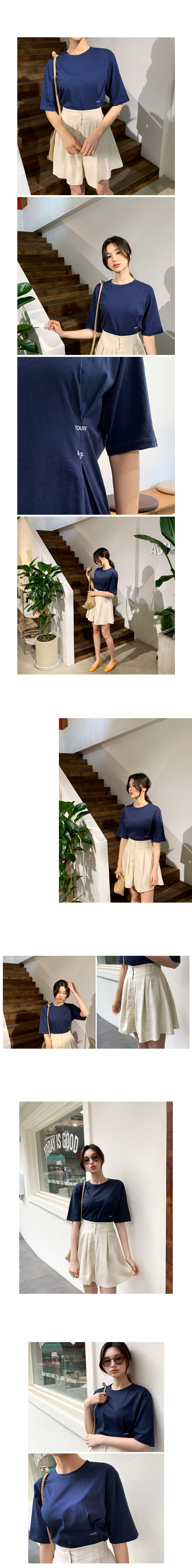 リネンボタンフレアミニスカート・全3色 | DHOLIC | 詳細画像5