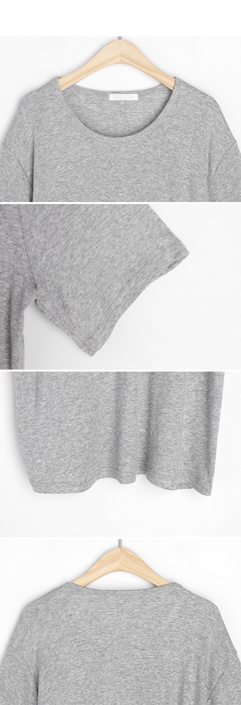 2TYPEスリット半袖Tシャツ&イージーボトムSET・全2色 | DHOLIC | 詳細画像9