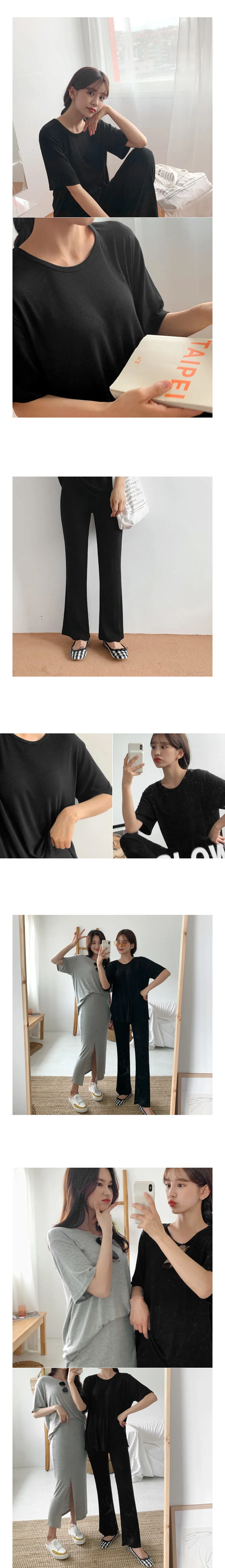 スリット半袖Tシャツ・全2色 | DHOLIC | 詳細画像2