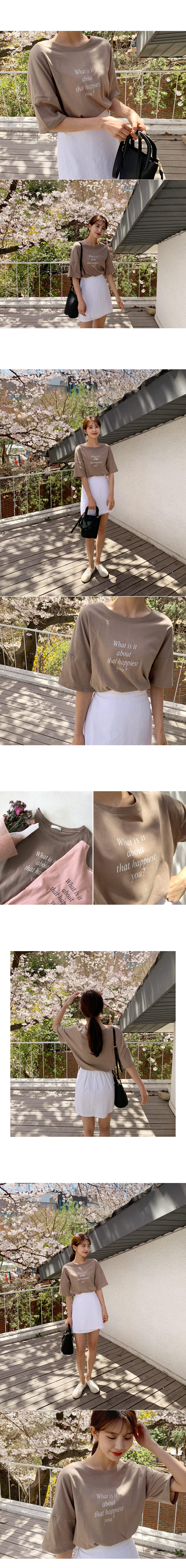 ハーフスリーブレタリングTシャツ・全4色 | DHOLIC | 詳細画像2