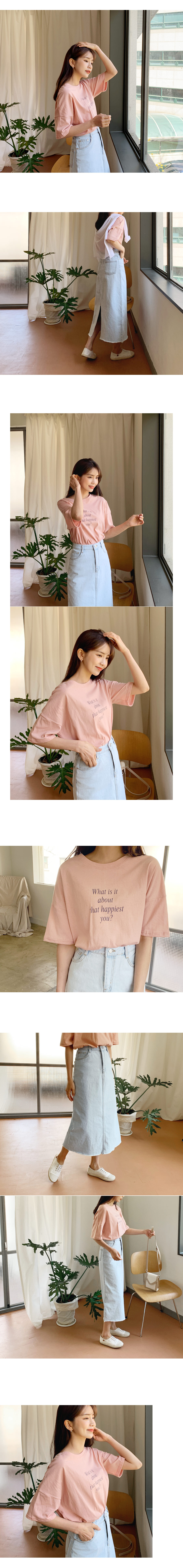 ハーフスリーブレタリングTシャツ・全4色 | DHOLIC | 詳細画像7