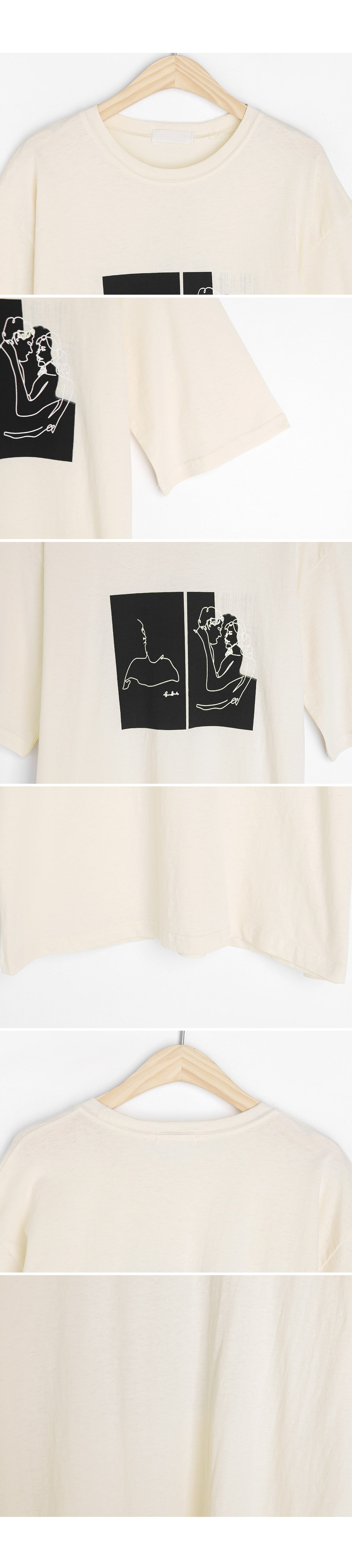 ドローイングプリントTシャツ・全2色 | DHOLIC | 詳細画像6