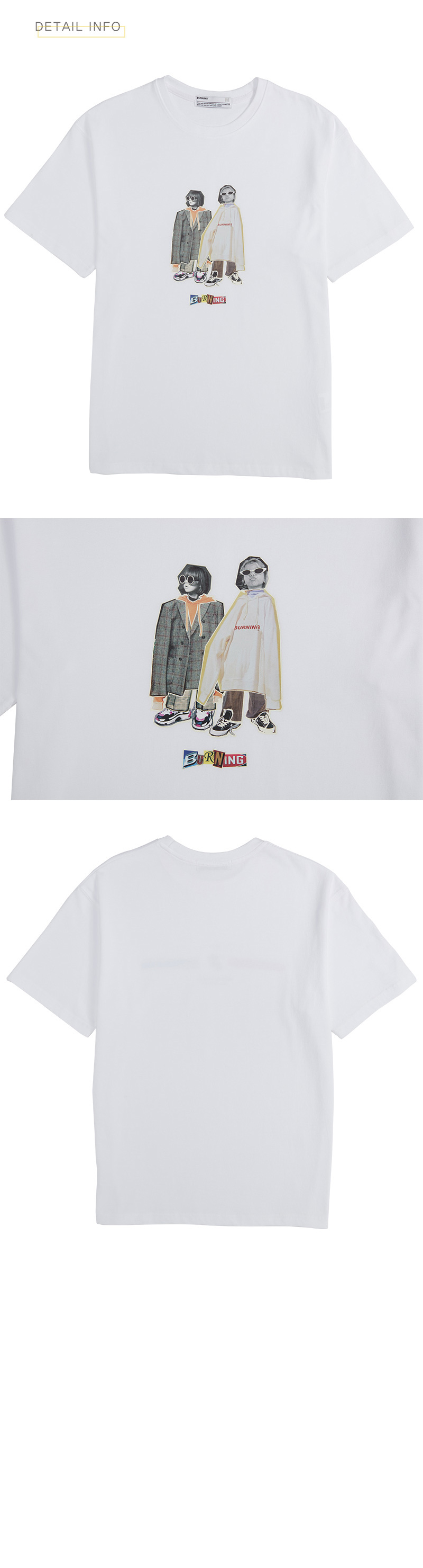 Two Baby半袖Tシャツ(ホワイト) | 詳細画像6
