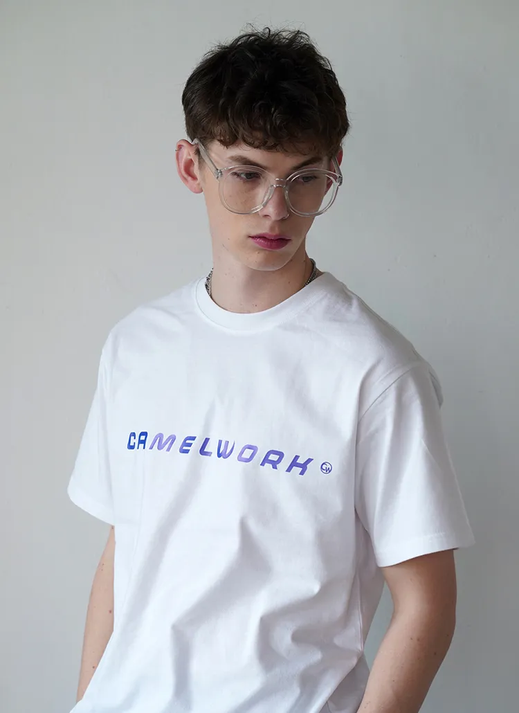 CAMELWORKロゴハーフTシャツ(ホワイト) | 詳細画像1