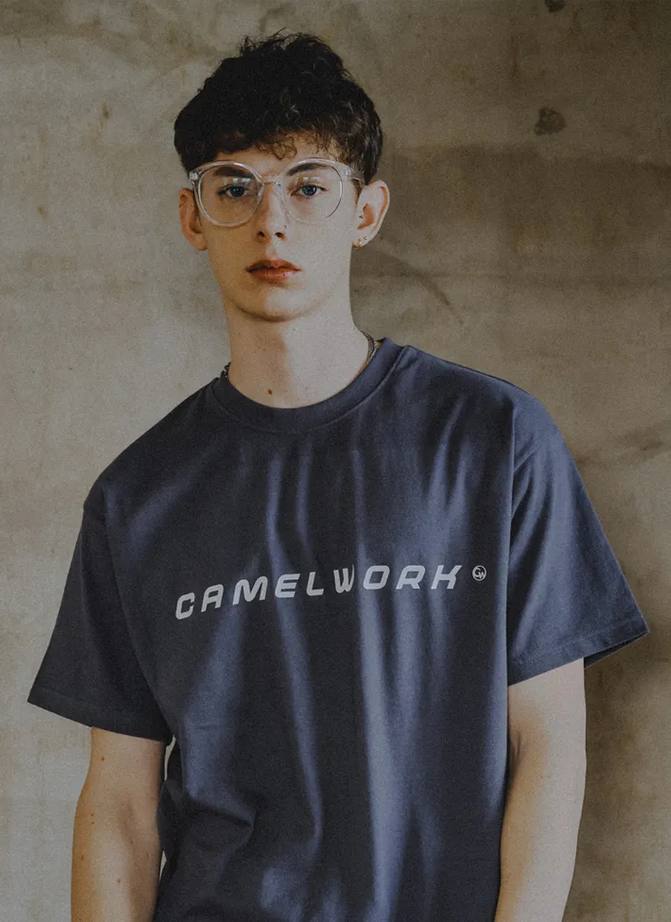 CAMELWORKロゴハーフTシャツ(チャコール) | 詳細画像1