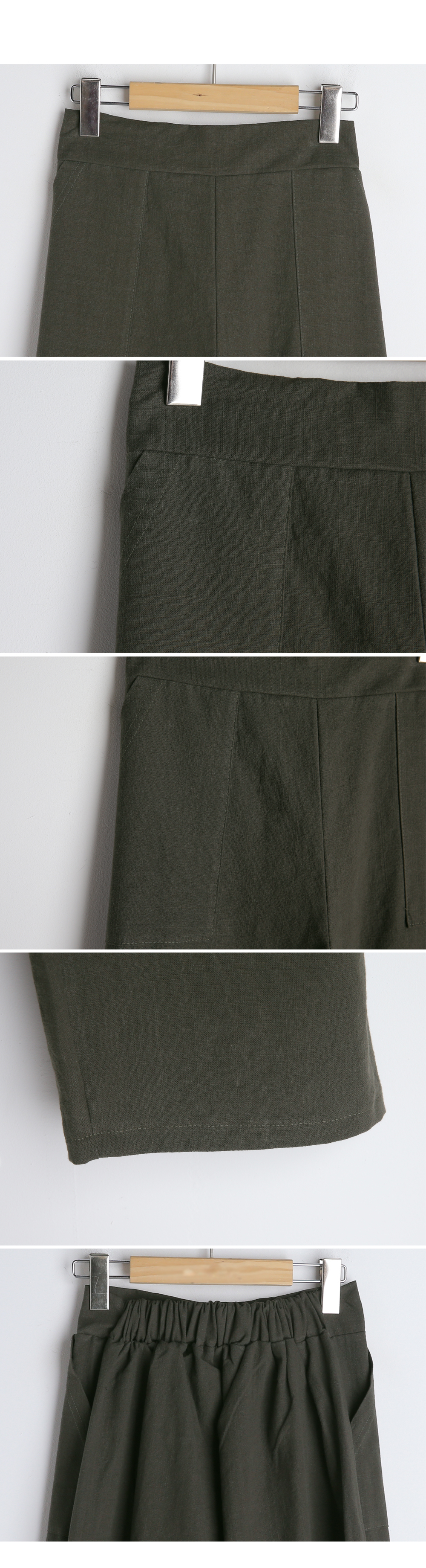 リネン混ハイウエストポケットパンツ・全5色 | DHOLIC PLUS | 詳細画像12