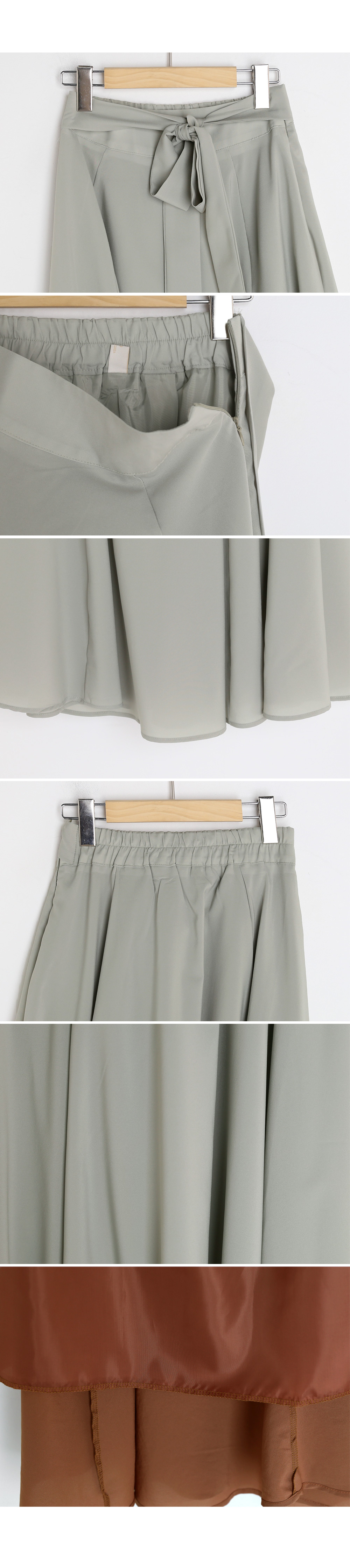 フレアウエストリボンスカート・全2色 | DHOLIC PLUS | 詳細画像5