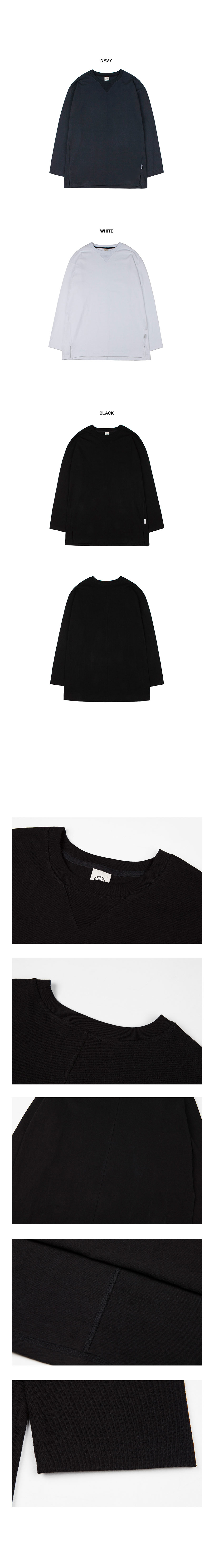 オーバーフィットロングTシャツ(ブラック) | 詳細画像6