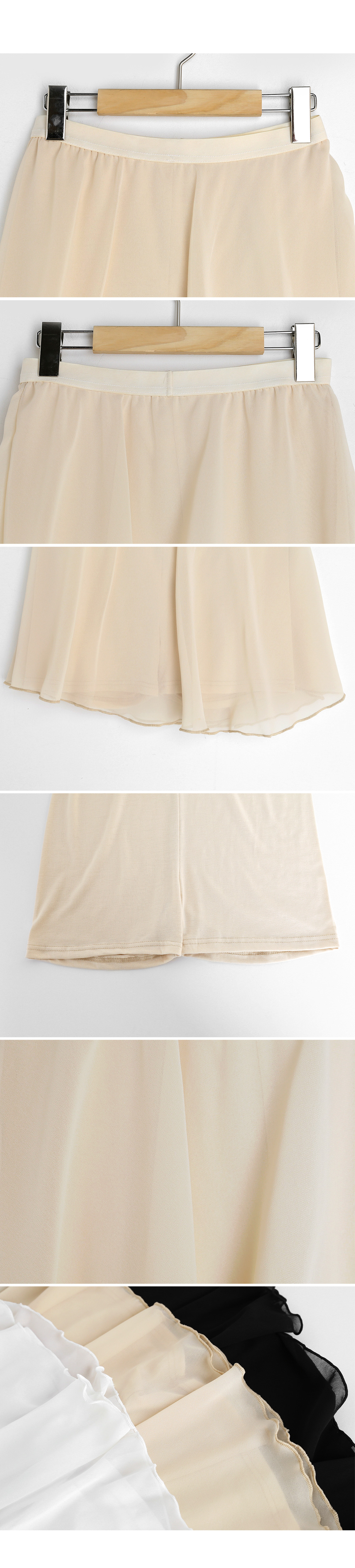 シフォンインナースカートパンツ・全3色 | DHOLIC | 詳細画像5