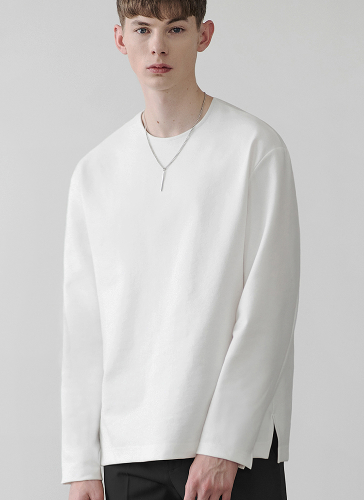 19SSレイヤードTシャツ(ホワイト) | 詳細画像1