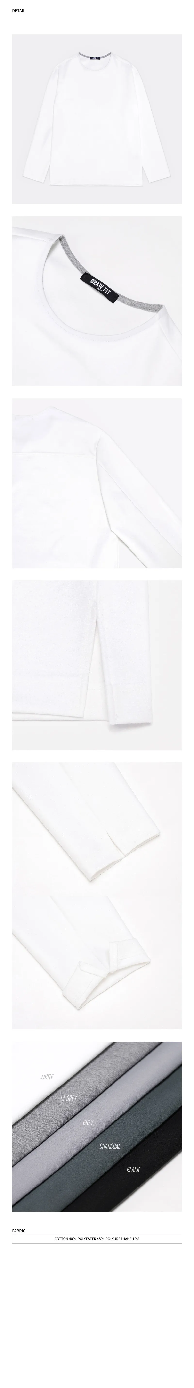 19SSレイヤードTシャツ(ホワイト) | 詳細画像5
