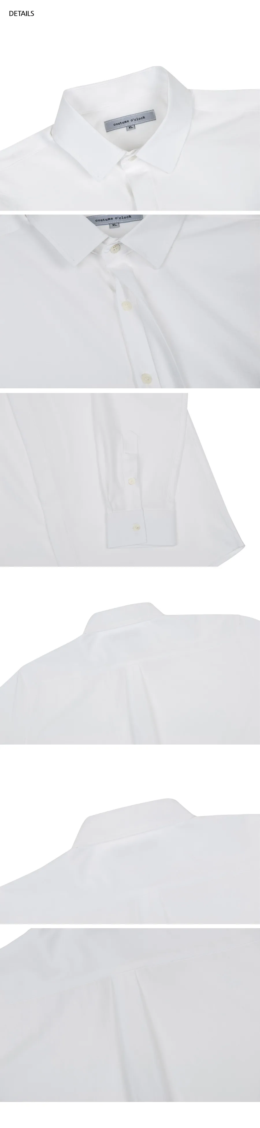 ソフトヒドゥンボタンシャツ(ホワイト) | 詳細画像5