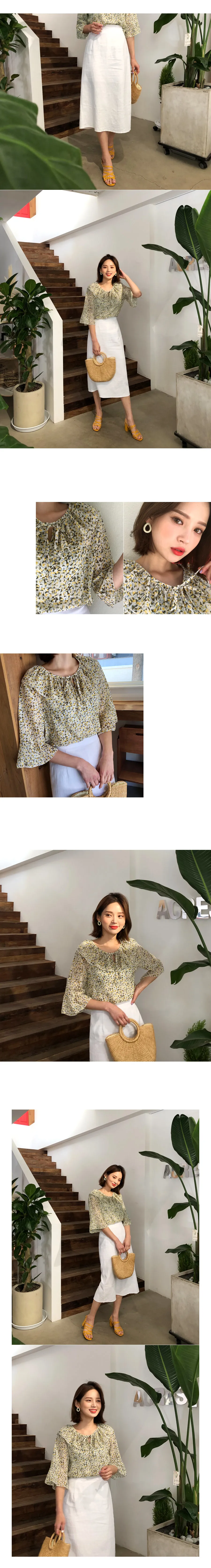 リネン混ペンシルラインスカート・全4色 | DHOLIC | 詳細画像6