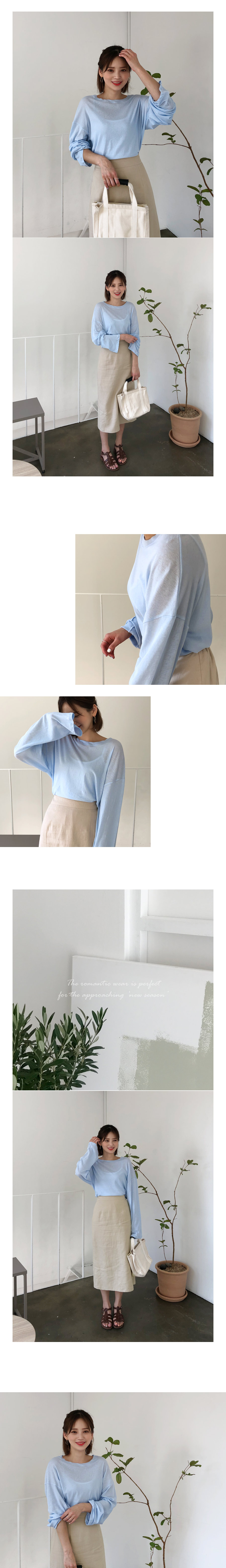 リネン混ペンシルラインスカート・全4色 | DHOLIC | 詳細画像8