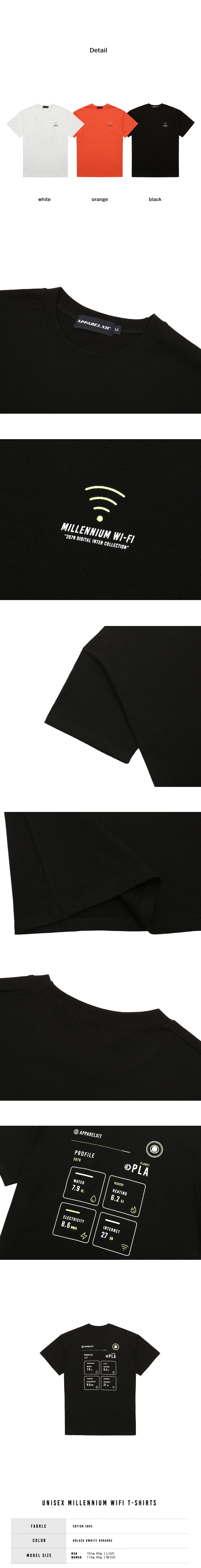 ミレニアムワイファイTシャツ(ブラック) | 詳細画像5