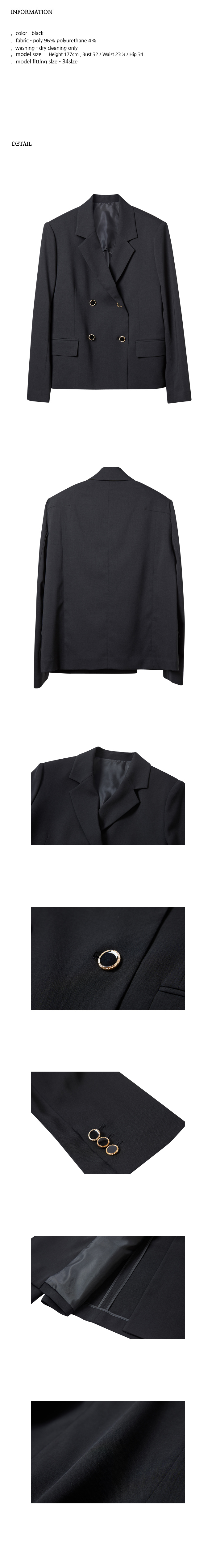 サマークロップドジャケット(ブラック) | 詳細画像7