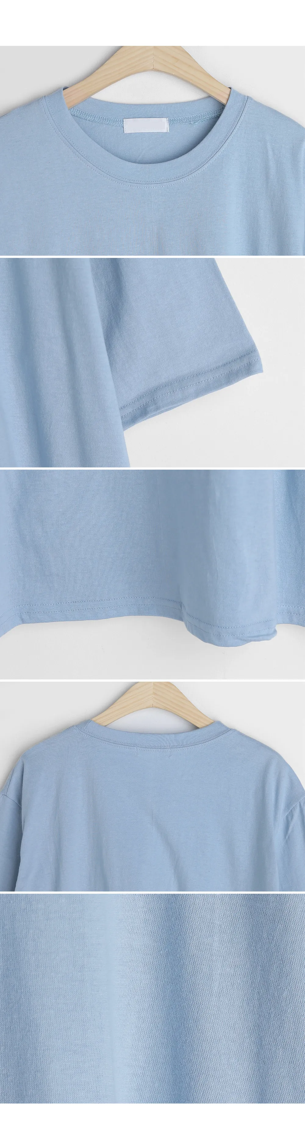 コットンショートスリーブTシャツ・全4色 | DHOLIC | 詳細画像6
