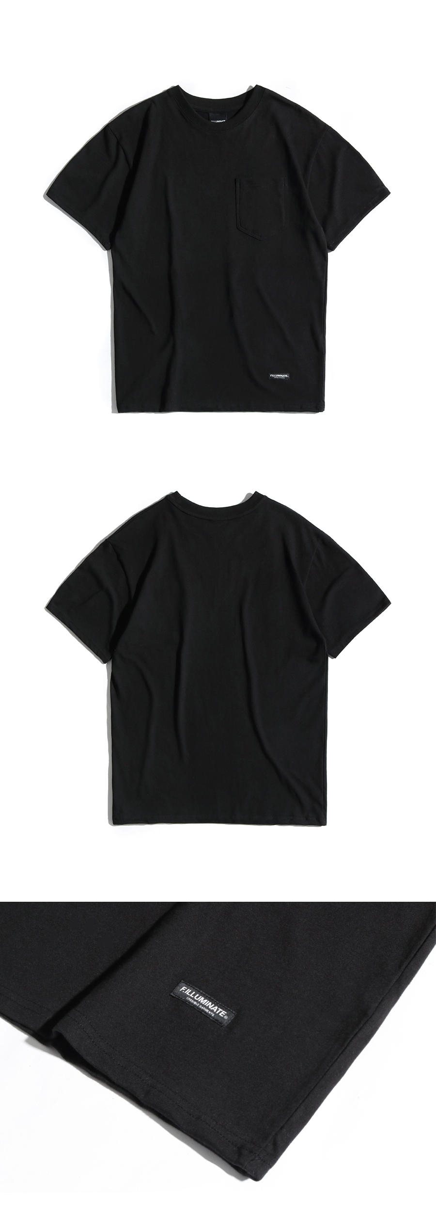 スタンダードポケットTシャツ(ブラック) | 詳細画像8
