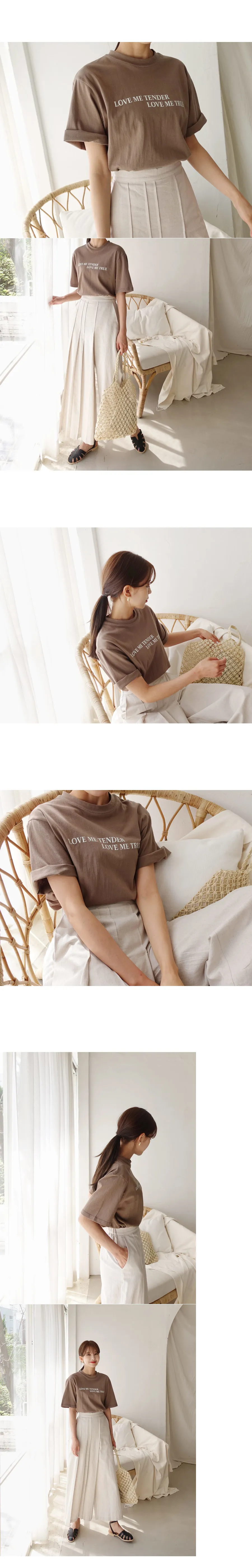 LOVE MEレタリング半袖Tシャツ・全2色 | DHOLIC | 詳細画像2