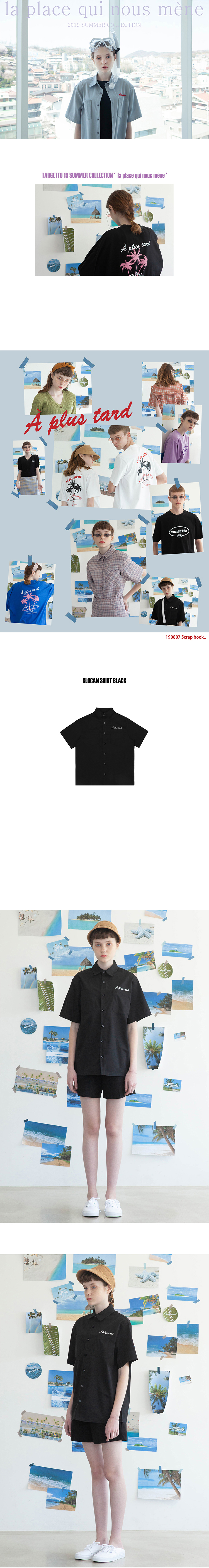 スローガンシャツ(ブラック) | 詳細画像2