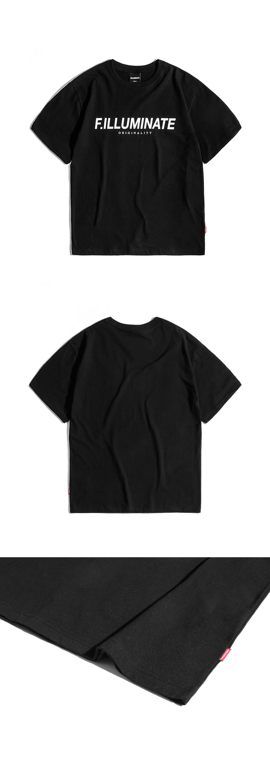 フロントビッグロゴTシャツ(ブラック) | 詳細画像7