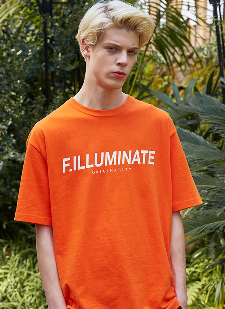 フロントビッグロゴTシャツ(オレンジ) | 詳細画像1