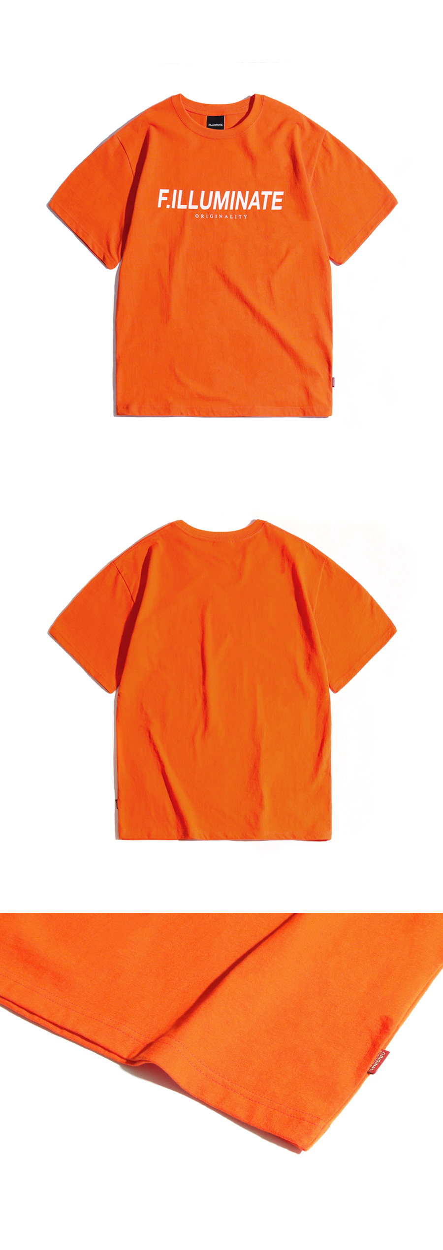 フロントビッグロゴTシャツ(オレンジ) | 詳細画像7