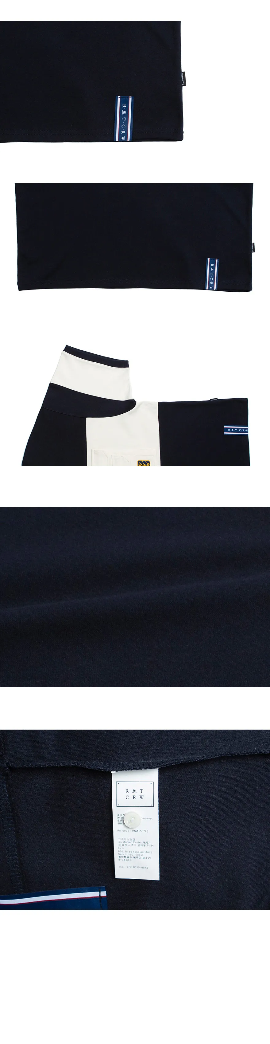 RCロゴフロントポケットポロシャツ(ネイビー) | 詳細画像5