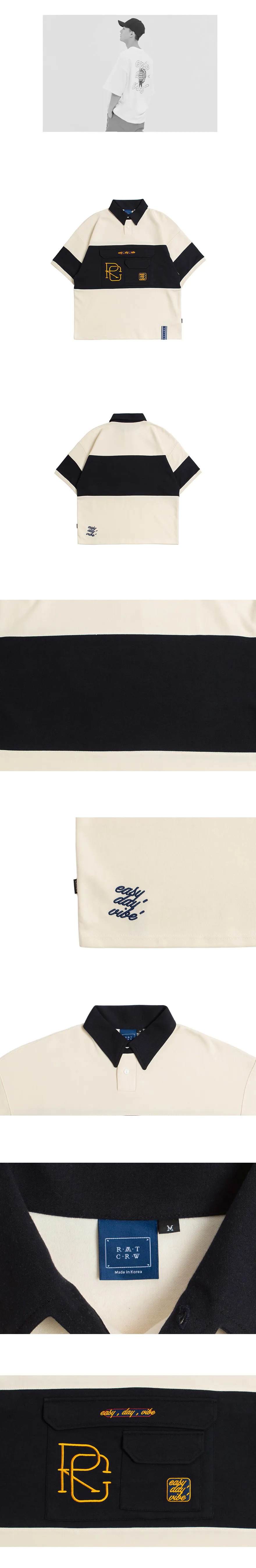 RCロゴフロントポケットポロシャツ(オートミール) | 詳細画像4