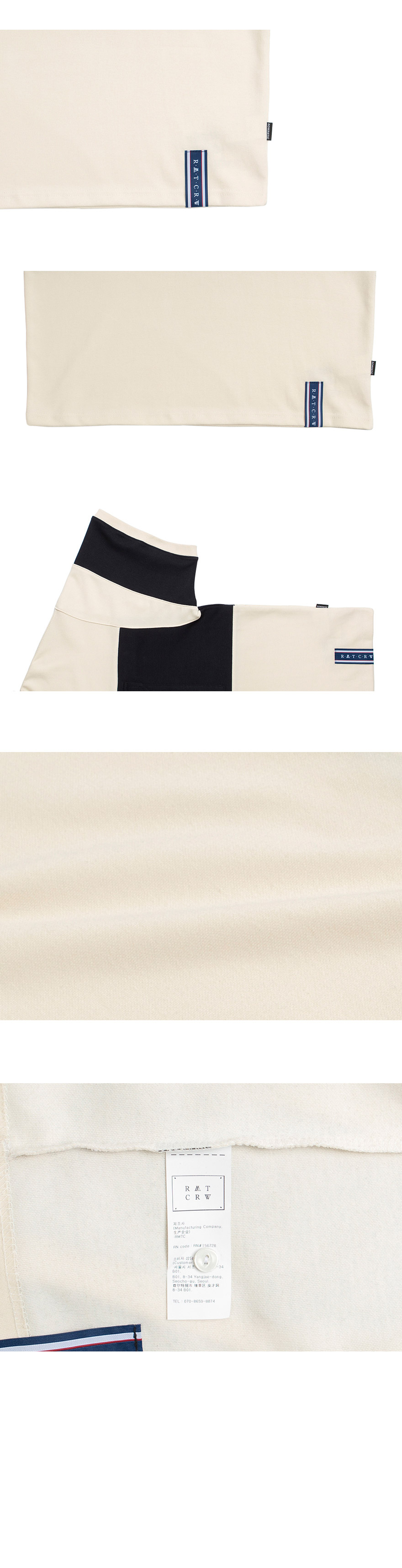 RCロゴフロントポケットポロシャツ(オートミール) | 詳細画像5