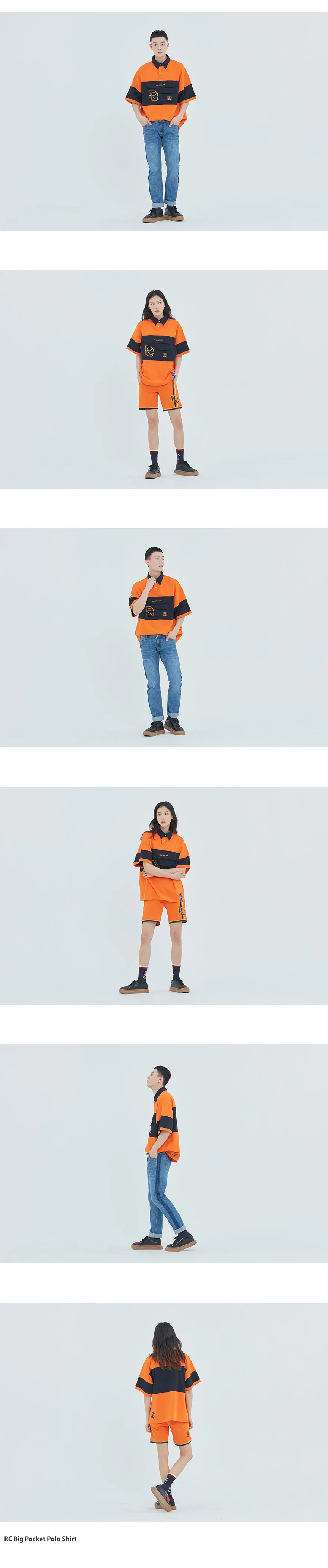 RCロゴフロントポケットポロシャツ(オレンジ) | 詳細画像3