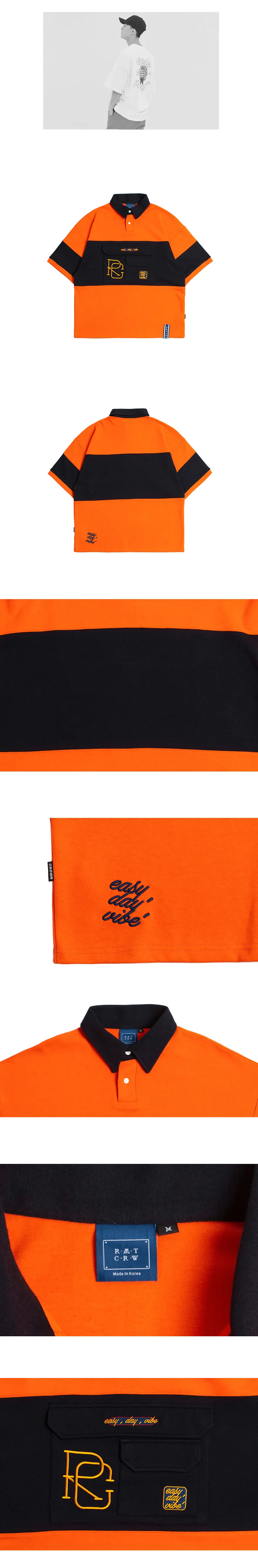 RCロゴフロントポケットポロシャツ(オレンジ) | 詳細画像4