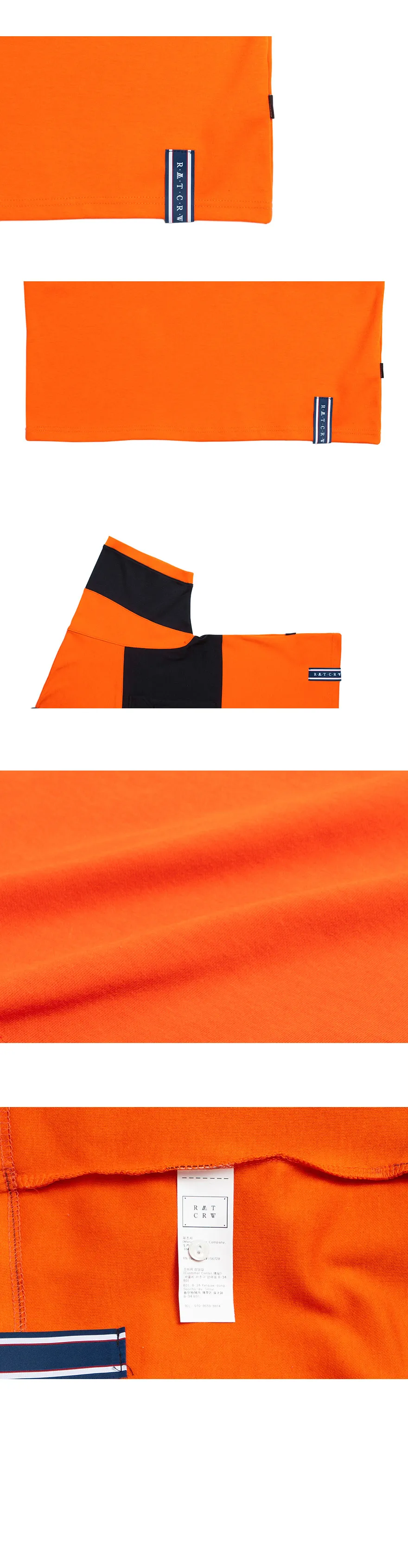 RCロゴフロントポケットポロシャツ(オレンジ) | 詳細画像5